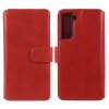 Samsung Galaxy S22 Etui Essential Leather Poppy Red