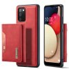 Samsung Galaxy A02s Cover M2 Series Aftageligt Kortholder Rød