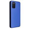 Samsung Galaxy A03s Etui Kulfibertekstur Blå