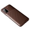 Samsung Galaxy A03s Cover Kulfibertekstur Brun