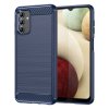 Samsung Galaxy A04s/Galaxy A13 5G Cover Børstet Karbonfibertekstur Blå