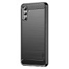 Samsung Galaxy A04s/Galaxy A13 5G Cover Børstet Karbonfibertekstur Sort