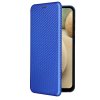 Samsung Galaxy A12 Etui Kulfibertekstur Blå