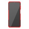 Samsung Galaxy A12 Cover Dækmønster Stativfunktion Rød