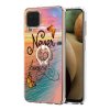Samsung Galaxy A12 Cover Ring Marmormønster Never Stop Dreaming