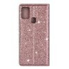 Samsung Galaxy A21s Etui Glitter Roseguld