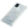 Samsung Galaxy A21s Cover Flydende Glitter Sølv