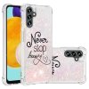 Samsung Galaxy A34 5G Cover Glitter Motiv Never Stop Dreaming