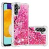 Samsung Galaxy A34 5G Cover Glitter Motiv Sakura