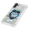 Samsung Galaxy A34 5G Cover Glitter Motiv Ugle