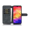 Samsung Galaxy A40 Plånboksetui Retro Kortholder Sort
