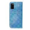 Samsung Galaxy A41 Etui Blomstermønster Blå