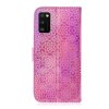 Samsung Galaxy A41 Etui Blomstermønster Lyserød