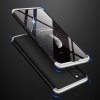 Samsung Galaxy A41 Cover Tredelt Sort Sølv