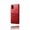 Samsung Galaxy A41 Cover Kortholder til to kort Rød