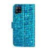 Samsung Galaxy A42 5G Etui Krokodillemønster Glitter Blå