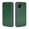 Samsung Galaxy A42 5G Etui Kulfibertekstur Grøn
