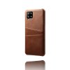 Samsung Galaxy A42 5G Cover Kortholder til to kort Brun