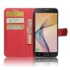 Samsung Galaxy A5 2017 Mobilplånbok Litchi PU-læder Rød