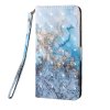 Samsung Galaxy A51 Etui Motiv Blått Marmor