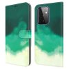 Samsung Galaxy A52/A52s 5G Etui Akvarellmønster Mørkegrøn