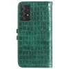 Samsung Galaxy A52/A52s 5G Etui Krokodillemønster Grøn