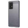 Samsung Galaxy A53 5G Cover Børstet Karbonfibertekstur Grå
