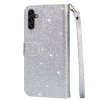 Samsung Galaxy A54 5G Etui Glitter Lynlås Sølv