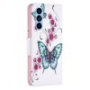 Samsung Galaxy A54 5G Etui Motiv Blommor och Sommerfugle