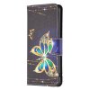 Samsung Galaxy A54 5G Etui Motiv Glitrende Sommerfugle
