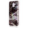 Samsung Galaxy A6 2018 Cover TPU Gyllene Marmor Sort Hvid