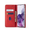 Samsung Galaxy A71 Etui med Kortholder Flip Rød