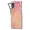 Samsung Galaxy A71 Cover Liquid Crystal Glitter Crystal Quartz