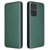 Samsung Galaxy A72 Etui Kulfibertekstur Grøn