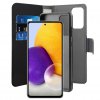 Samsung Galaxy A72 Fodral Wallet Detachable 2 in 1 Löstagbart Skal Svart