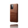 Samsung Galaxy A72 Cover Kortholder til to kort Brun