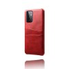 Samsung Galaxy A72 Cover Kortholder til to kort Rød