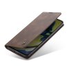 Samsung Galaxy A80 Etui Retro Flip Mørkebrun