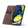 Samsung Galaxy A80 Etui Retro Flip Mørkebrun