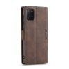 Samsung Galaxy Note 10 Lite Etui Retro Flip Mørkebrun
