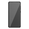 Samsung Galaxy Note 10 Lite Cover Dækmønster Stativfunktion Sort
