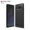 Samsung Galaxy Note 8 Cover Kulfibertekstur Sort