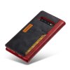 Samsung Galaxy S10 Etui Kortholder Udenpå Rød