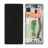 Samsung Galaxy S10 Lite (SM-G770F) Skærm med LCD Display Original - Hvid