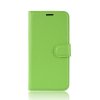 Samsung Galaxy S10 Mobilplånbok Litchi PU-læder Grøn