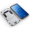 Samsung Galaxy S10 Skal Armor Hårdplast Stativfunktion Silver
