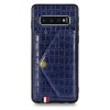 Samsung Galaxy S10 Cover Krokodillemønster KortHolder Blå