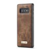 Samsung Galaxy S10E Mobilplånbok Bondet læder Löstagbart Cover Brun