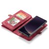 Samsung Galaxy S10E Mobilplånbok Bondet læder Löstagbart Cover Rød