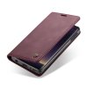 Samsung Galaxy S10E Plånboksetui Retro Flip Stativfunktion PU-læder Rød